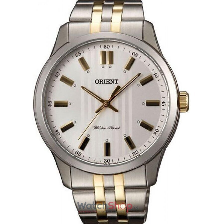 Ceas Orient Original Barbatesc Casual Argintiu SQC0U002W Quartz cu Comanda Online