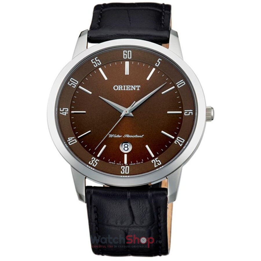 Ceas Orient Original Barbatesc Casual Maro FUNG5003T Quartz cu Comanda Online