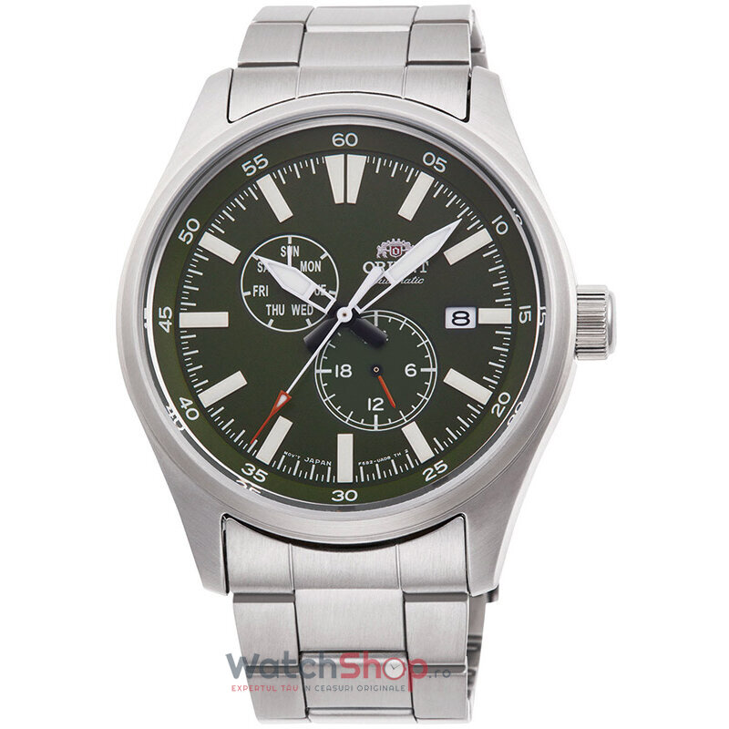 Ceas Orient Original Barbatesc Clasic Verde Y RA-AK0402E10B Automatic cu Comanda Online