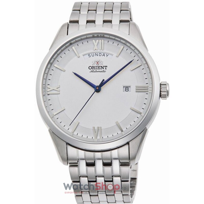 Ceas Orient Original Barbatesc Elegant Alb CONTEMPORARY RA-AX0005S0HB Automatic cu Comanda Online