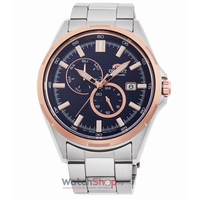 Ceas Orient Original Barbatesc Elegant Albastru S RA-AK0601L10B Automatic cu Comanda Online