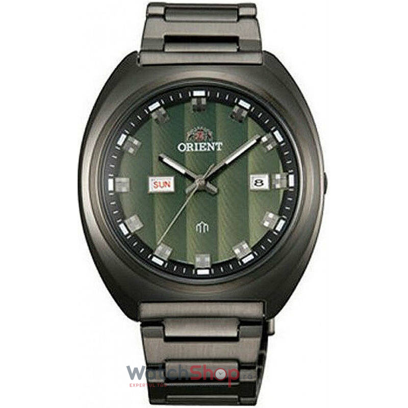 Ceas Orient Original Barbatesc Elegant Verde NEO70’S FUG1U002F9 Quartz cu Comanda Online