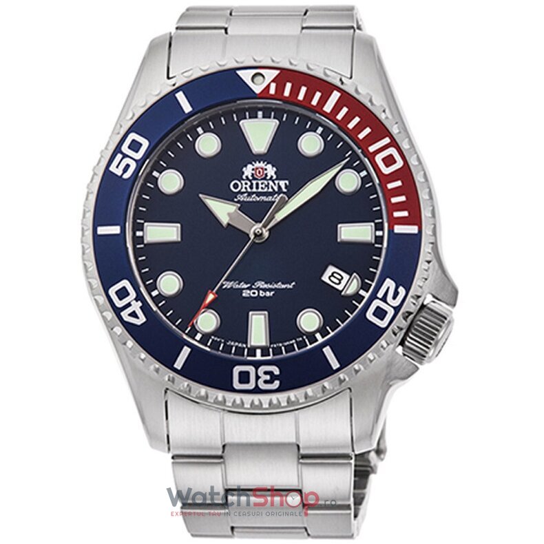 Ceas Orient Original Barbatesc Sport Albastru DIVER RA-AC0K03L10B Automatic cu Comanda Online