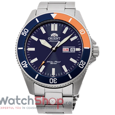 Ceas Orient Original Barbatesc Sport Albastru KANNO RA-AA0913L19B Automatic cu Comanda Online