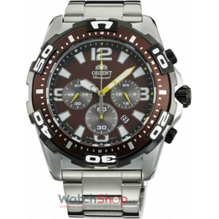 Ceas Orient Original Barbatesc Sport Maro Y FTW05002T0 Cronograf Quartz cu Comanda Online