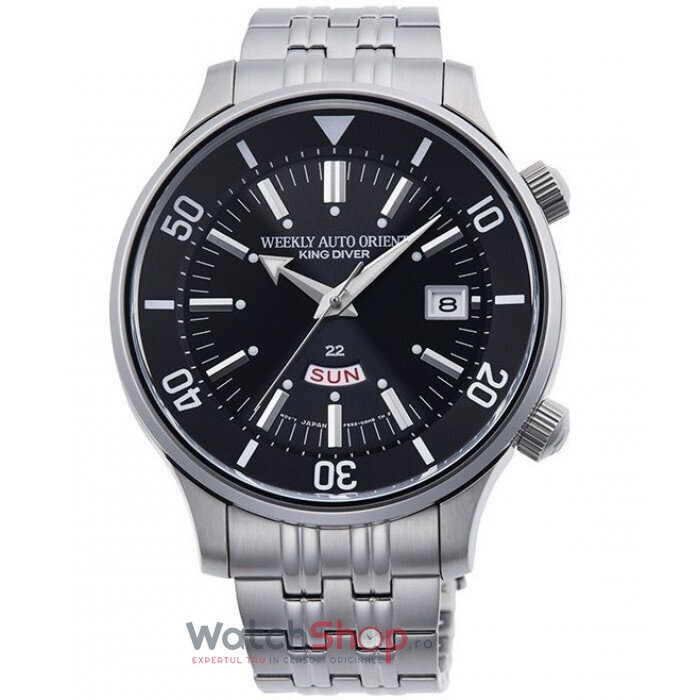 Ceas Orient Original Barbatesc Sport Negru KING DIVER RA-AA0D01B1HB Automatic cu Comanda Online