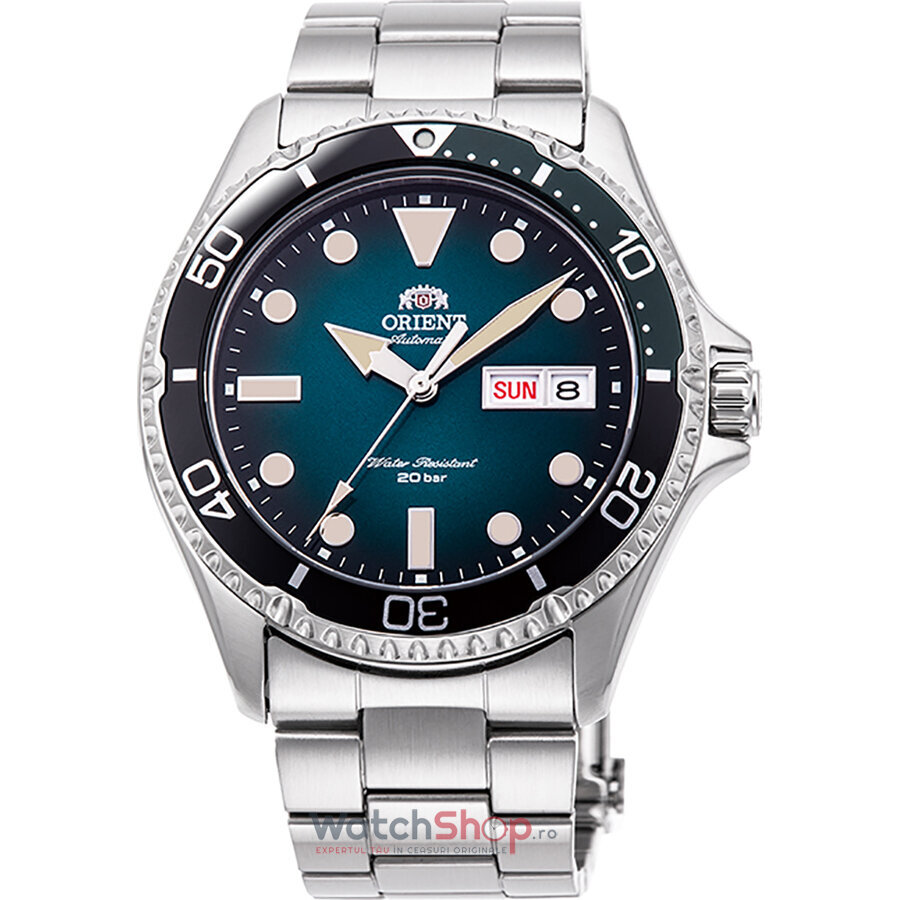 Ceas Orient Original Sport Verde pentru Barbati MAKO KAMASU RA-AA0811E19B cu Comanda Online