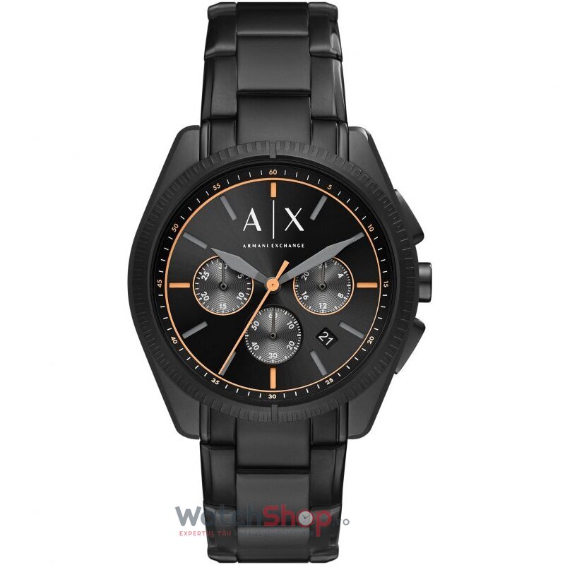 Ceas Original Armani Exchange Casual Negru GIACOMO AX2852 Cronograf pentru Barbati cu Comanda Online