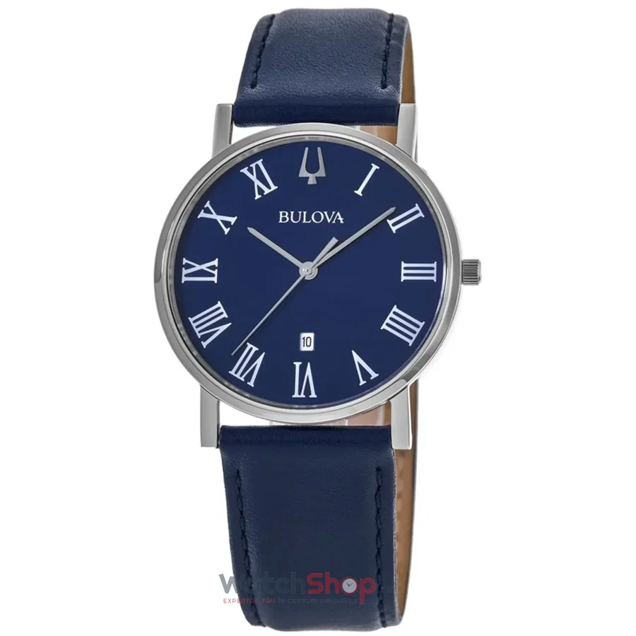 Ceas Original Bulova Casual Albastru 96B295 pentru Barbati cu Comanda Online