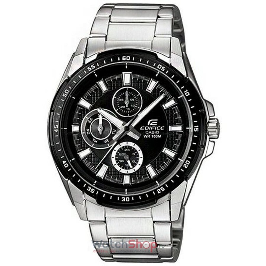 Ceas Original Casio Casual Negru EDIFICE EF-336DB-1A1 pentru Barbati cu Comanda Online