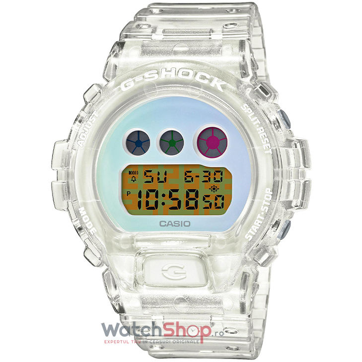 Ceas Original Casio Outdoor Alb G-SHOCK DW-6900SP-7ER pentru Barbati cu Comanda Online