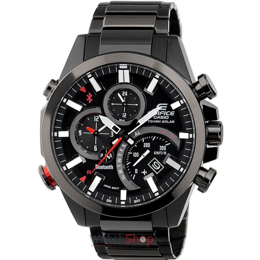 Ceas Original Casio Sport Negru EDIFICE EQB-501DC-1AER Bluetooth pentru Barbati cu Comanda Online