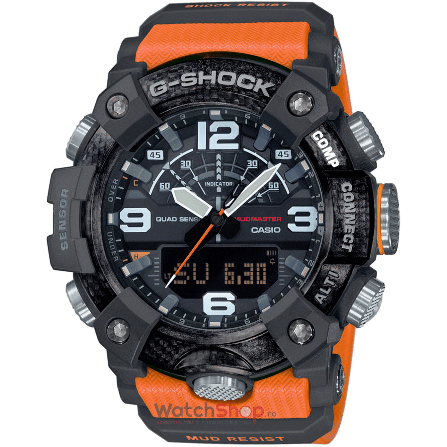 Ceas Original Casio Sport Negru G-SHOCK MUDMASTER GG-B100-1A9ER pentru Barbati cu Comanda Online