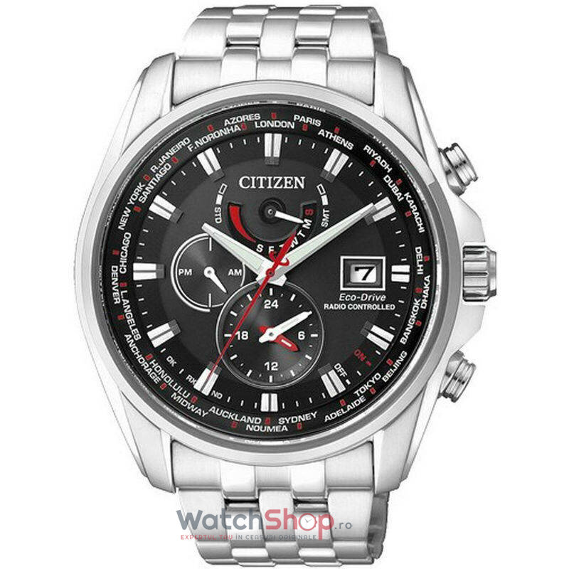 Ceas Original Citizen Casual-Lux Negru AT9030-55E pentru Barbati cu Comanda Online