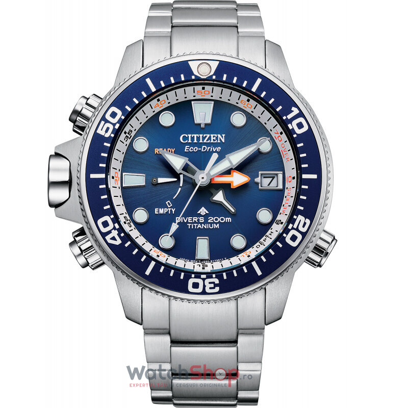 Ceas Original Citizen Sport Albastru PROMASTER AQUALAND TITANIUM BN2041-81L pentru Barbati cu Comanda Online