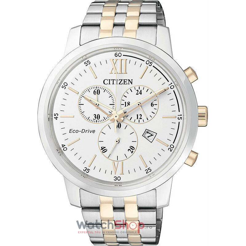 Ceas Original Citizen Sport Argintiu AT2305-81A Eco Drive pentru Barbati cu Comanda Online