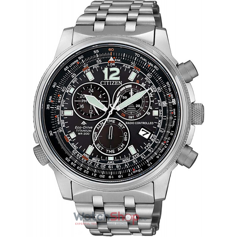 Ceas Original Citizen Sport Negru PROMASTER SKY CB5850-80E Chronograph pentru Barbati cu Comanda Online