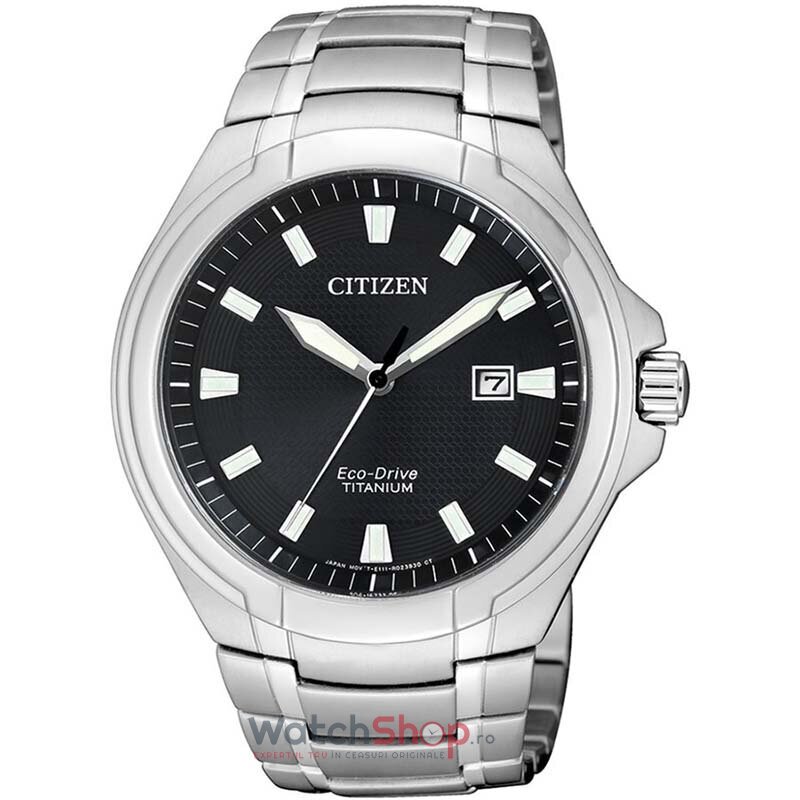 Ceas Original Citizen Sport Negru Super Titanium Eco Drive BM7430-89E pentru Barbati cu Comanda Online