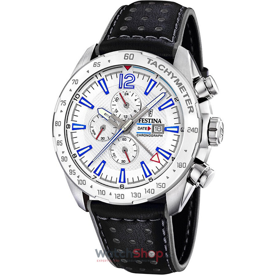 Ceas Original Festina Sport Alb CHRONO F20440/1 Cronograf pentru Barbati cu Comanda Online