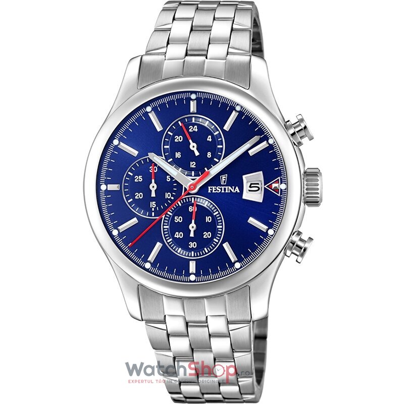 Ceas Original Festina Sport Albastru TIMELESS F20374/2 Cronograf pentru Barbati cu Comanda Online