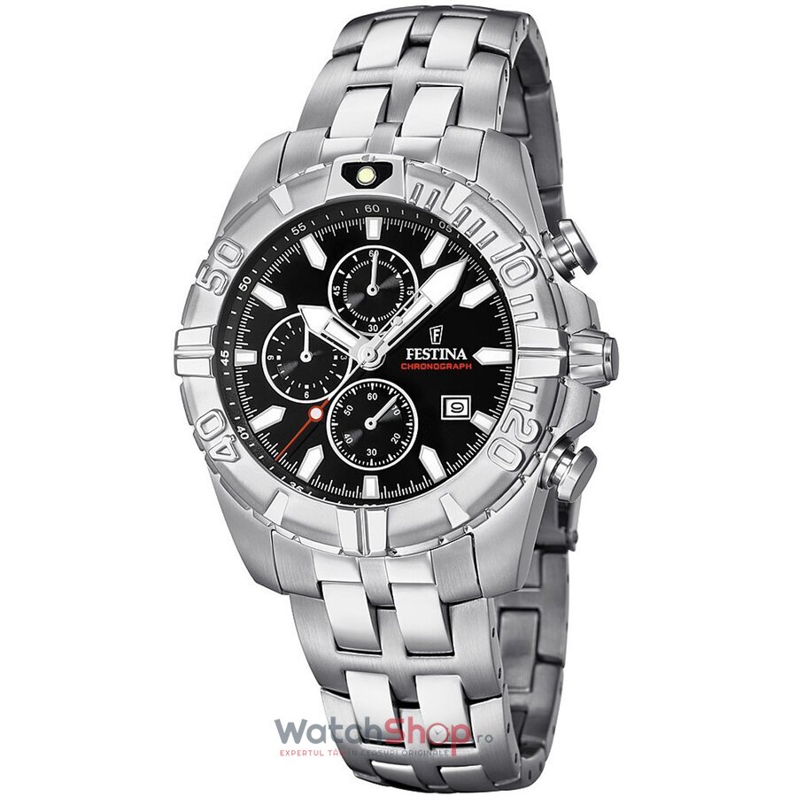 Ceas Original Festina Sport Negru F20355/4 Cronograf pentru Barbati cu Comanda Online