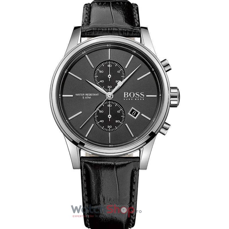 Ceas Original Hugo Boss Casual-Sport Negru S 1513279 Jet Chronograph pentru Barbati cu Comanda Online