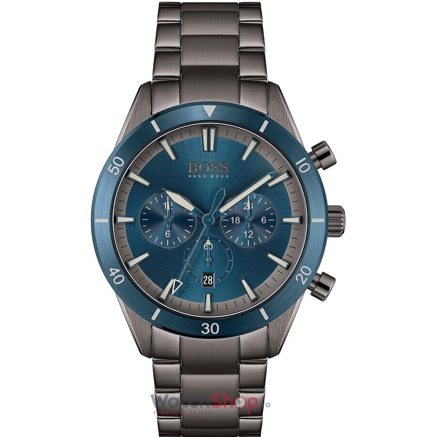 Ceas Original Hugo Boss Elegant Albastru SANTIAGO 1513863 pentru Barbati cu Comanda Online