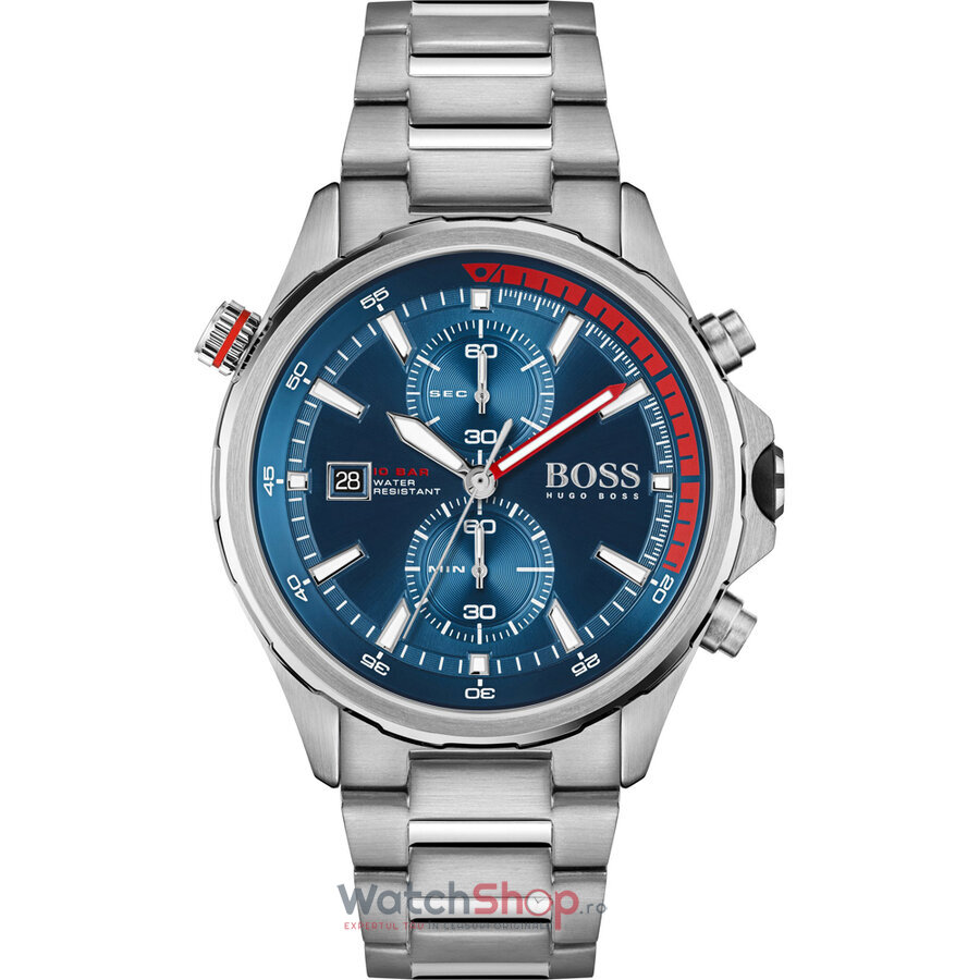 Ceas Original Hugo Boss Sport Albastru GLOBETROTTER 1513823 Chrono pentru Barbati cu Comanda Online