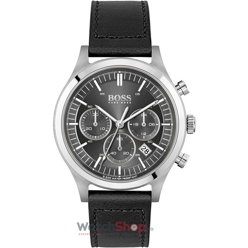 Ceas Original Hugo Boss Sport Gri METRONOME 1513799 Cronograf pentru Barbati cu Comanda Online