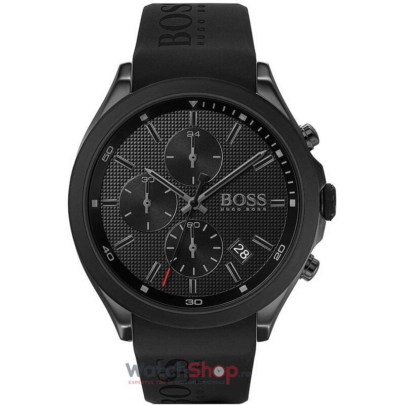 Ceas Original Hugo Boss Sport Negru VELOCITY 1513720 Cronograf pentru Barbati cu Comanda Online