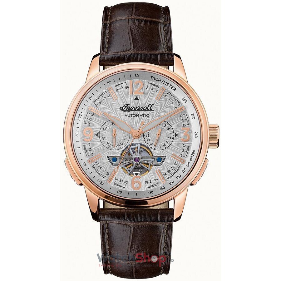 Ceas Original Ingersoll Elegant Argintiu THE REGENT I00303B pentru Barbati cu Comanda Online