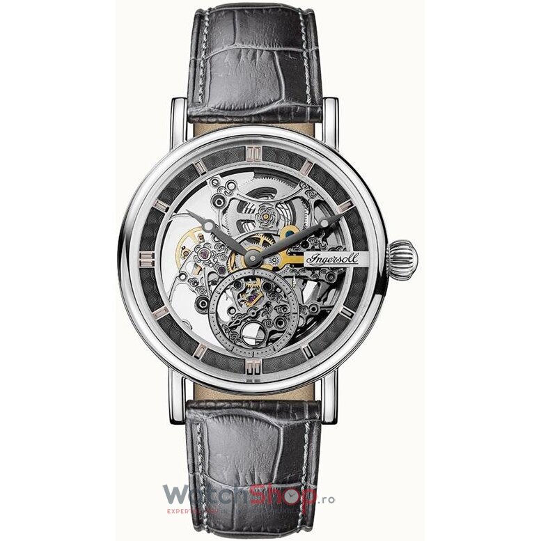 Ceas Original Ingersoll Elegant Skeleton THE HERALD I00402B pentru Barbati cu Comanda Online