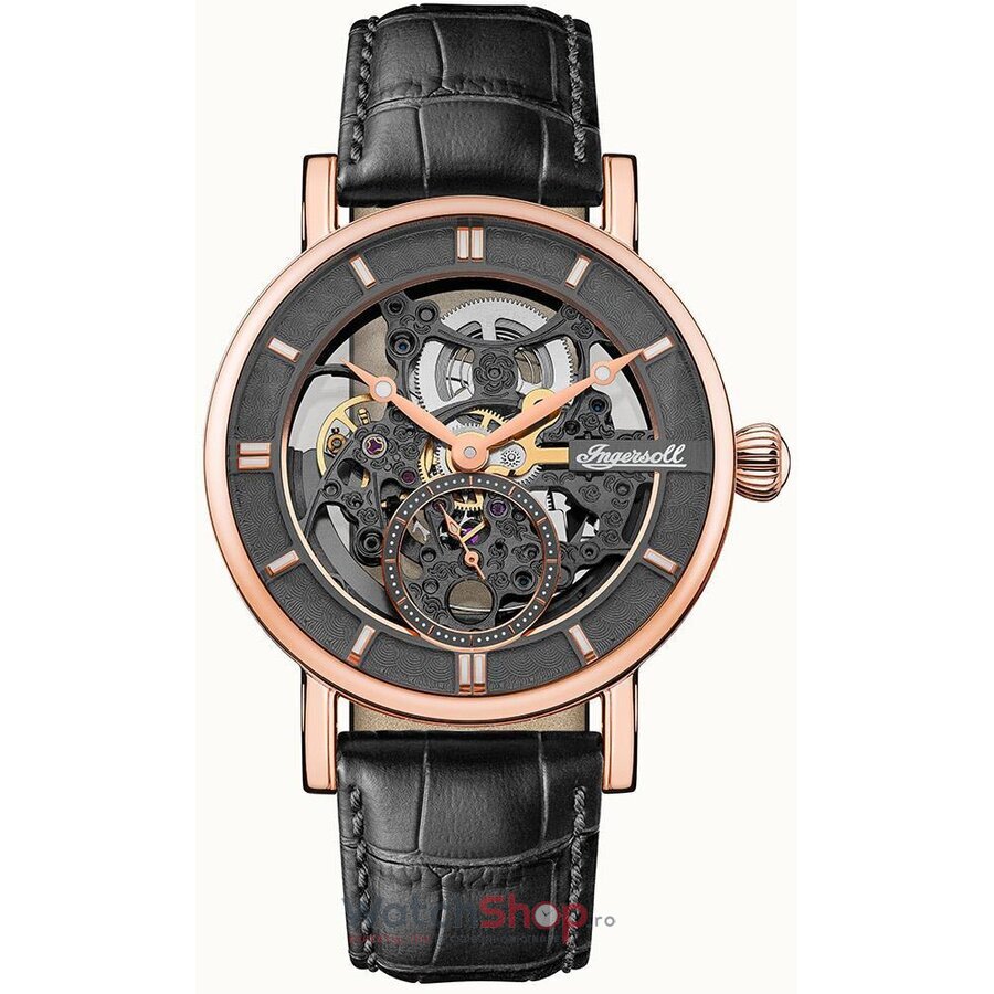 Ceas Original Ingersoll Elegant Skeleton THE HERALD I00403B pentru Barbati cu Comanda Online