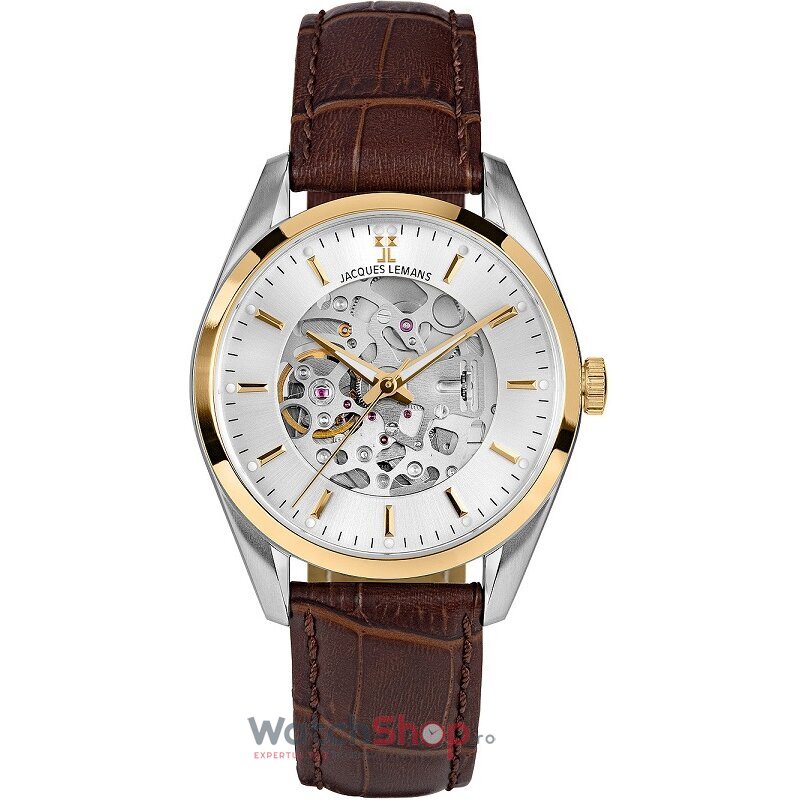 Ceas Original Jacques Lemans Casual Argintiu DERBY 1-2087D pentru Barbati cu Comanda Online