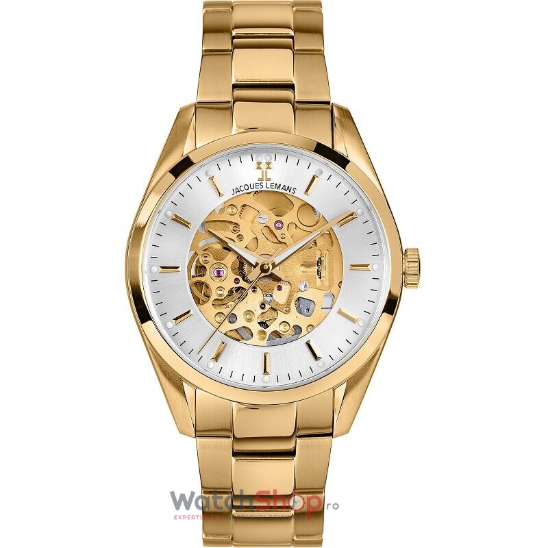 Ceas Original Jacques Lemans Casual Argintiu DERBY 1-2087J pentru Barbati cu Comanda Online