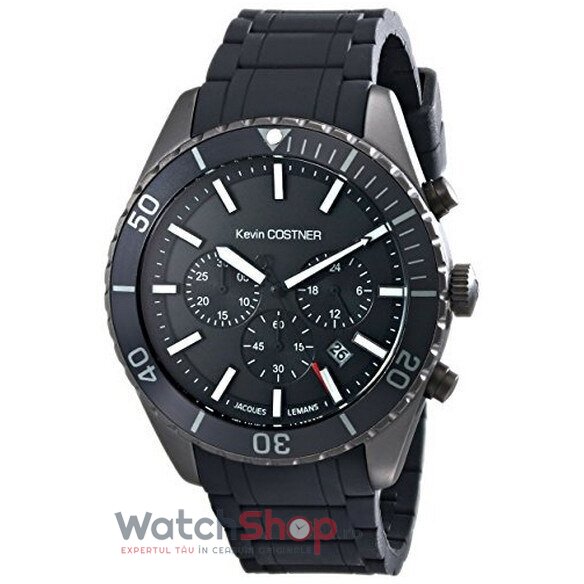 Ceas Original Jacques Lemans Casual Negru KC-104B Cronograf pentru Barbati cu Comanda Online