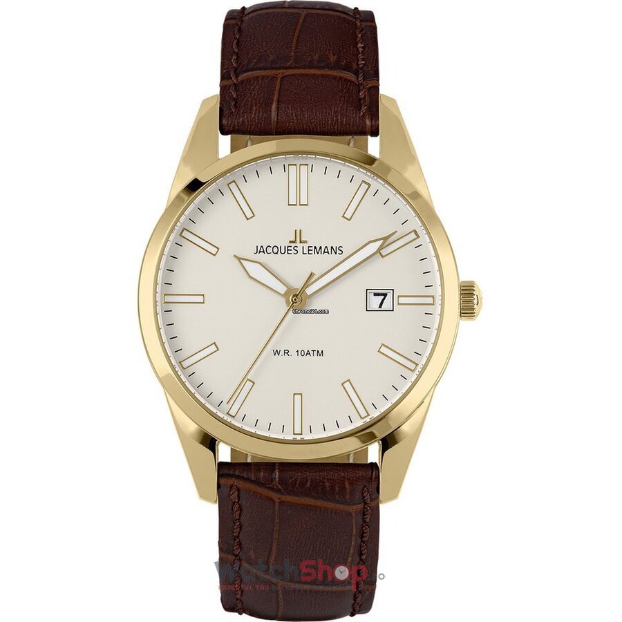 Ceas Original Jacques Lemans Sport Argintiu 1-2002O pentru Barbati cu Comanda Online