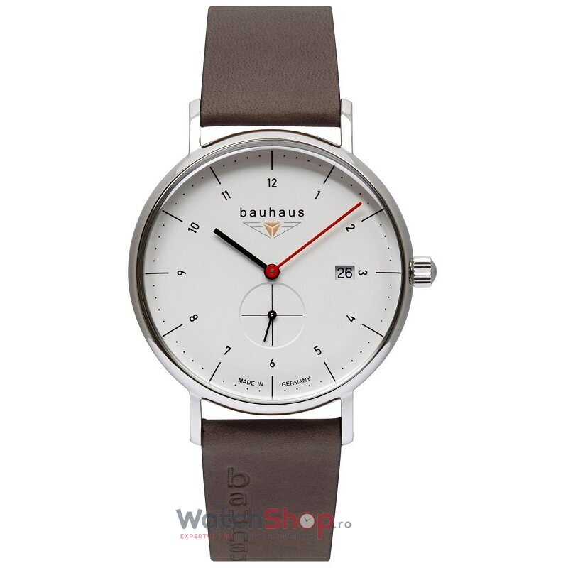 Ceas Original Junkers Casual Alb 100 YEARS BAUHAUS 2130-1 pentru Barbati cu Comanda Online