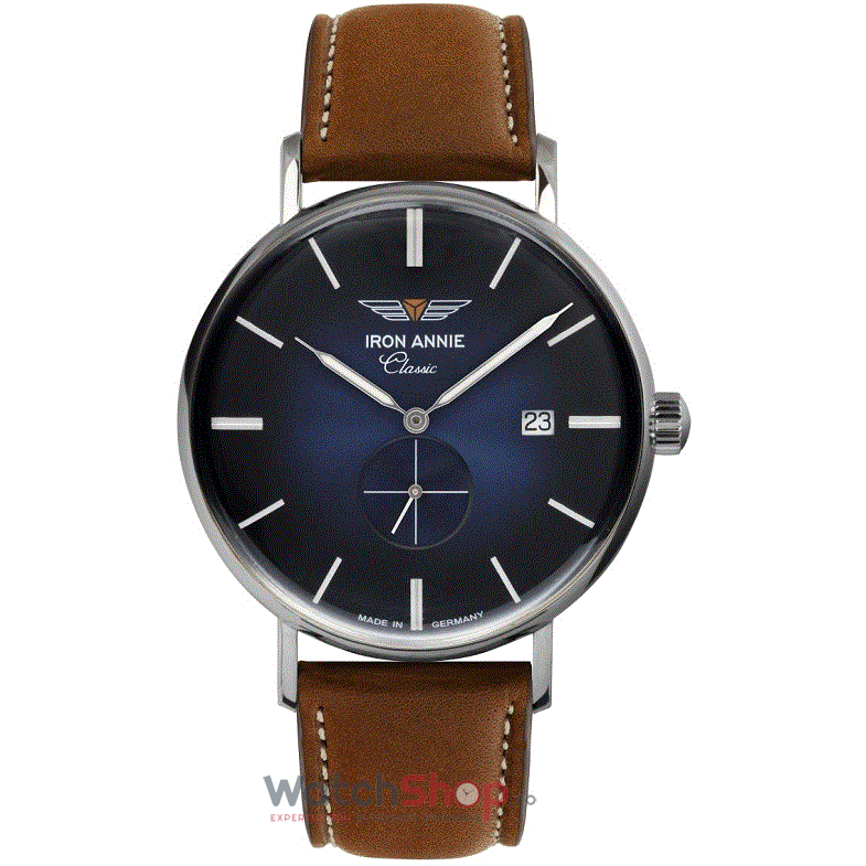 Ceas Original Junkers Casual Albastru IRON ANNIE 5938-3 pentru Barbati cu Comanda Online