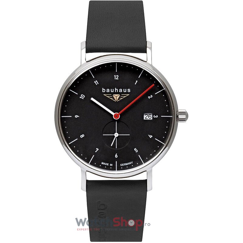 Ceas Original Junkers Casual Negru 100 YEARS BAUHAUS 2130-2 pentru Barbati cu Comanda Online