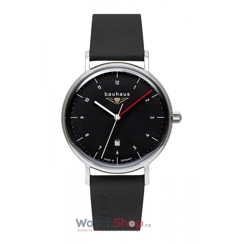 Ceas Original Junkers Casual Negru 100 YEARS BAUHAUS 2140-2 pentru Barbati cu Comanda Online