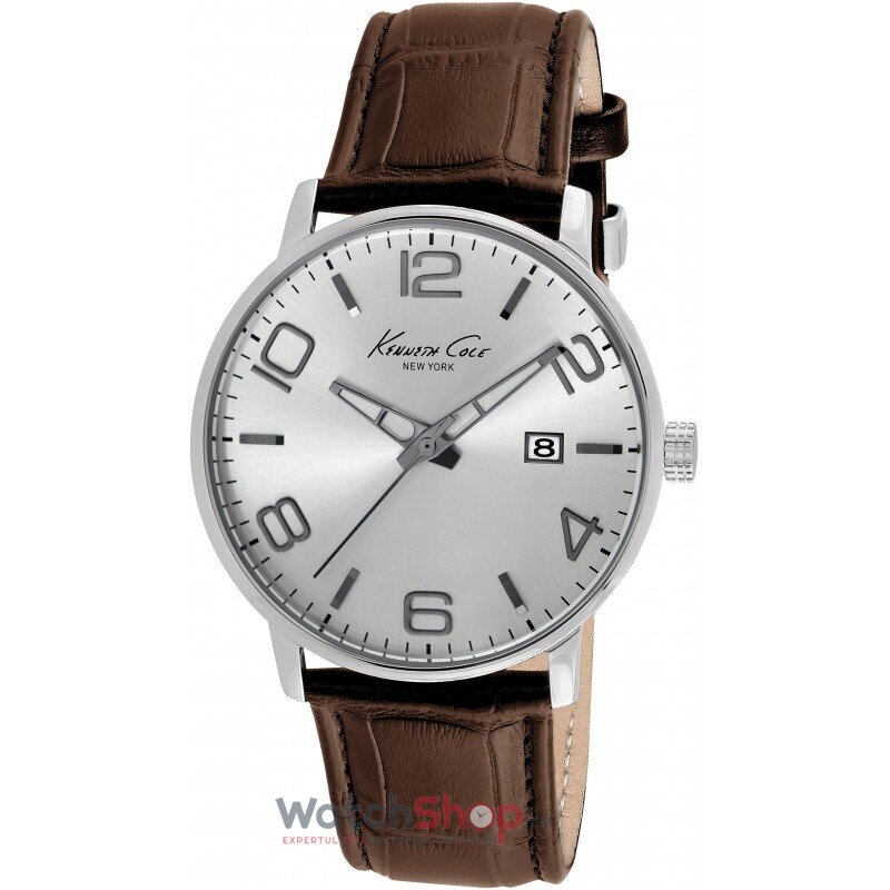 Ceas Original Kenneth Cole Casual Argintiu FITNESS IKC8006 pentru Barbati cu Comanda Online