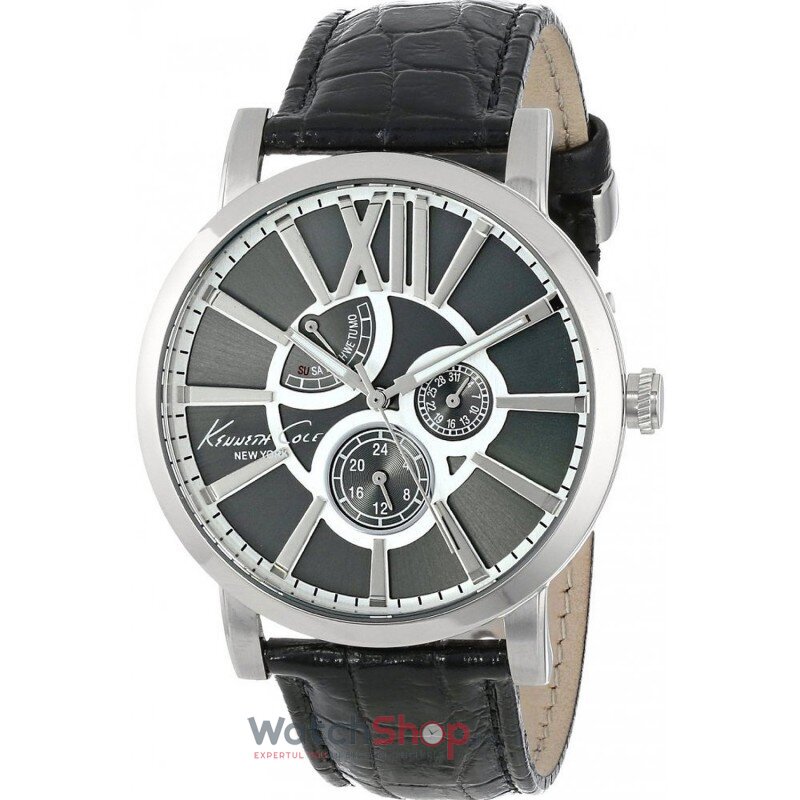 Ceas Original Kenneth Cole Casual Gri GRANT IKC1980 pentru Barbati cu Comanda Online