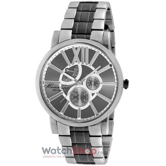 Ceas Original Kenneth Cole Casual Gri GRANT IKC9282 pentru Barbati cu Comanda Online