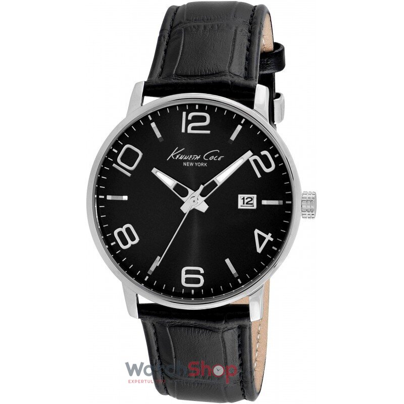 Ceas Original Kenneth Cole Casual Negru FITNESS IKC8005 pentru Barbati cu Comanda Online