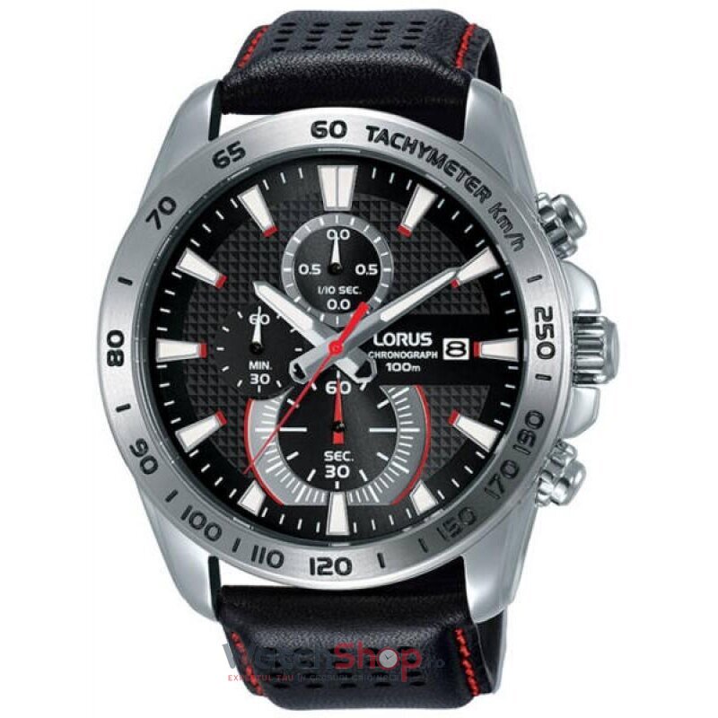 Ceas Original Lorus by Seiko Casual-Sport Negru S RM393DX-9 Cronograf pentru Barbati cu Comanda Online