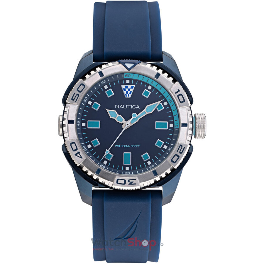 Ceas Original Nautica Sport Albastru TARPOON DIVE NAPTDS006 pentru Barbati cu Comanda Online