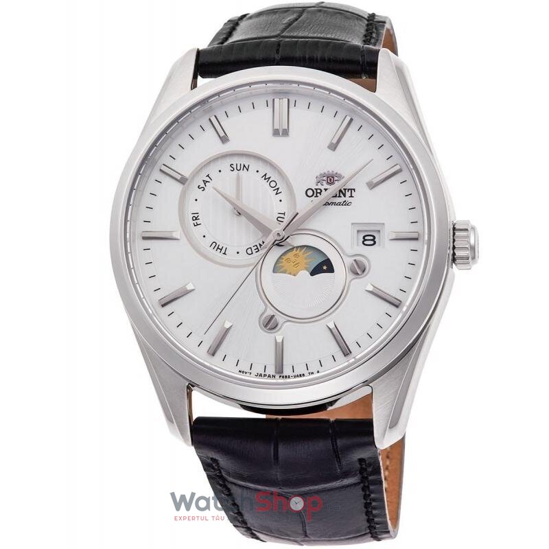 Ceas Original Orient Casual Alb SUN AND MOON RA-AK0310S10B pentru Barbati cu Comanda Online