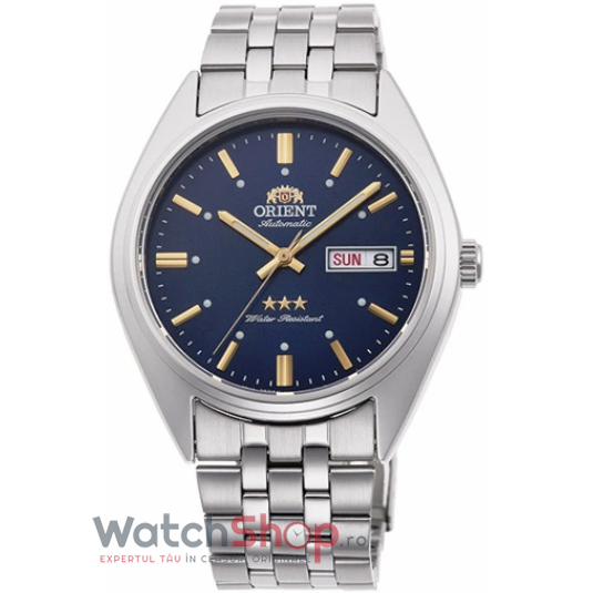 Ceas Original Orient Casual Albastru THREE STAR RA-AB0E08L19B pentru Barbati cu Comanda Online