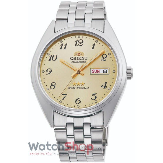 Ceas Original Orient Casual Champagne TRI STAR RA-AB0E15G pentru Barbati cu Comanda Online